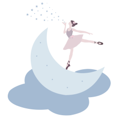 Ballerina On The Moon