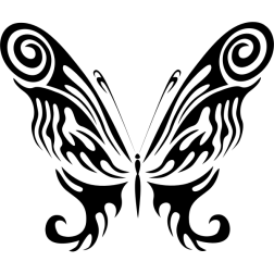 Butterfly Line Art 21