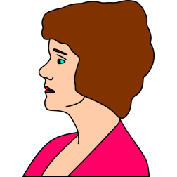 Cautious woman