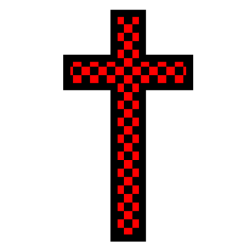 Checkered cross 2