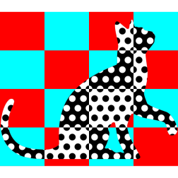 CheckeredDottedCat