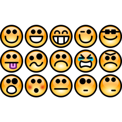 Glossy Smiley Set 3