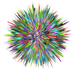 Colorful burst