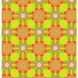 Colorful Floral Pattern Background 4