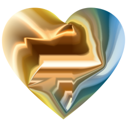 Colorful Refraction Heart 5