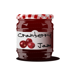 Cranberry Jam Jar