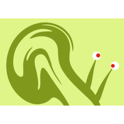 Crazy Cartoon Snail