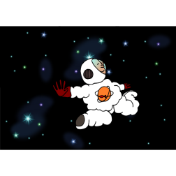 Dancer in space