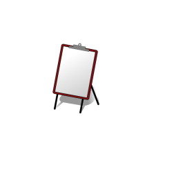 Flipchart vector image