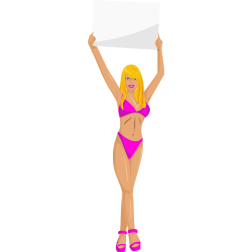 GirlSignPinkBlondLight
