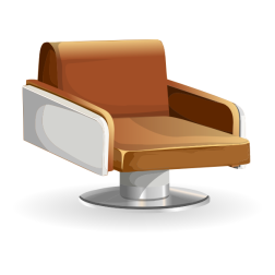GlitchSimplifiedBarberChair