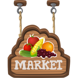GlitchSimplifiedMarketSign