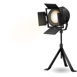 GlitchSimplifiedStageSpotlightWithTripod