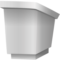 GlitchSimplifiedWhitePodium