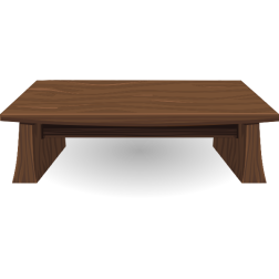 GlitchSimplifiedWoodenTable