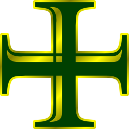 GreenAndGoldCross