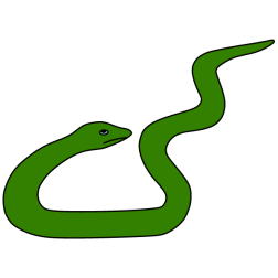 Grumpy snake