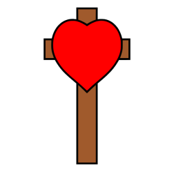 Heart and cross 3