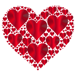 Hearts in heart