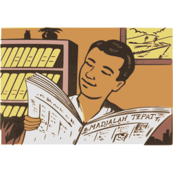IndonesianManReading