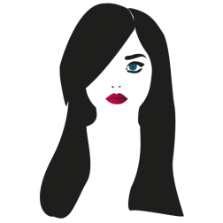 Long Haired Womans Portrait