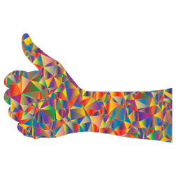Low Poly Thumbs Up