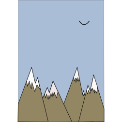 Mountains vector illustration