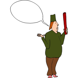 Man with tube