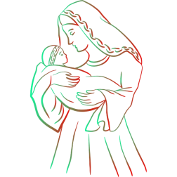 MaryWithJesus2Colour2