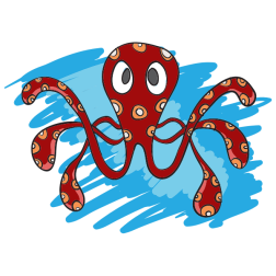 Octopus Drawing
