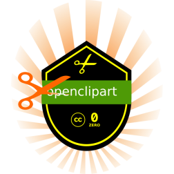 Open clipart emblem