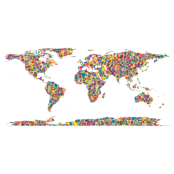 Polyprismatic Tiled World Map