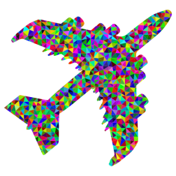 Prismatic Low Poly Airplane