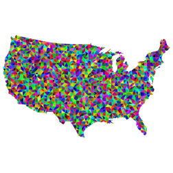 Prismatic Low Poly America