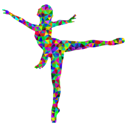 Prismatic Low Poly Ballerina-1629229666