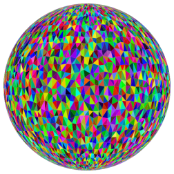 Prismatic Low Poly Sphere