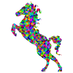 Prismatic Low Poly Stallion