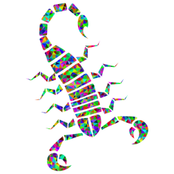 Prismatic Low Poly Tribal Scorpion