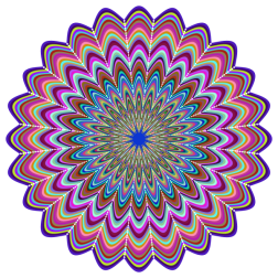 Psychedelic flower