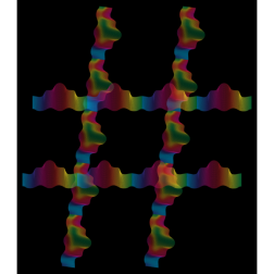 Rainbow Guilloche Hashtag