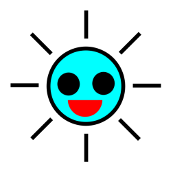 Funny sun