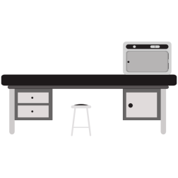 Scientific lab desk
