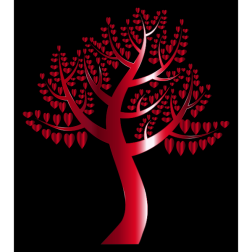 Simple Hearts Tree 11