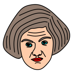 Skeptical woman
