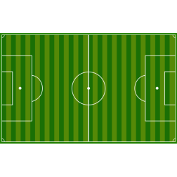 Vector Image Of A Soccer Field