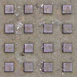 SquareStuddedMetalPlate