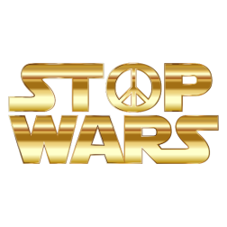Stop Wars Gold No Background