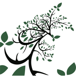 Stylized Tree With Leaves