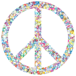 Sweet Tiled Peace Sign