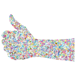Sweet Tiled Thumbs Up Hand